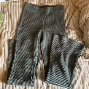 Aerie waffle flare bottoms